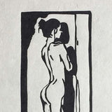 Eva (black on cream)