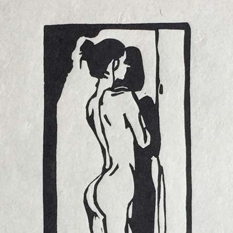 Eva (black on cream)