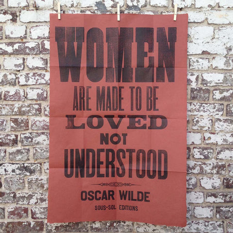 Women are made to be loved (red-brown)